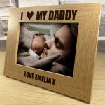 Personalised Photo Frame Unique Fathers Day Gift Birthday Gift