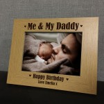 Unique Birthday Gift For Daddy ME AND MY DADDY Photo Frame