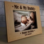 Unique Birthday Gift For Daddy ME AND MY DADDY Photo Frame