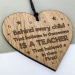 Teacher Gifts Thank You Present For End of Year Engraved Wood He