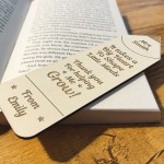 Teacher Appreciation Gifts Personalised Bookmark Thank You Gifts