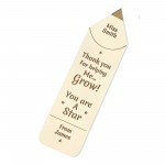 Teacher Gifts Personalised Bookmark Nursery Teacher Assistant