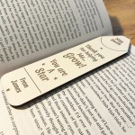 Teacher Gifts Personalised Bookmark Nursery Teacher Assistant