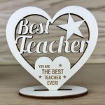 Thank You Teacher Gifts Engraved Heart Best Teacher Gifts School