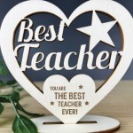 Thank You Teacher Gifts Engraved Heart Best Teacher Gifts School