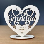 Gift For Grandad Standing Plaque Personalised Grandad Birthday