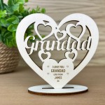 Gift For Grandad Standing Plaque Personalised Grandad Birthday