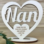 Nan Gift From Grandson Granddaughter Engraved Plaque Birthday