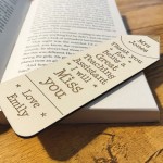 Teacher Leaving Gifts Personalised Bookmark Teaching Assistant