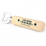 Fathers Day Gift Personalised Bottle Opener Birthday Gift