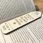 Teacher Gifts Personalised Wood Bookmark Teacher Gifts For Women