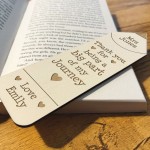 Teacher Gifts Personalised Wood Bookmark Teacher Gifts For Women