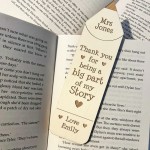 Teacher Gifts Wood Bookmark Teacher Gifts For Women