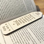 Thank You Gift For Teacher Wood Bookmark Teacher Gifts For Women