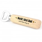 Red Ocean Personalised Bottle Opener Fathers Day Birthday Gift