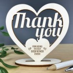 Godfather Gifts Engraved Heart Plaque Thank You Gifts