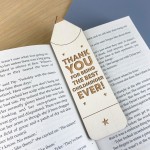 Best Childminder Gifts Wood Bookmark Thank You Gift For Him Her