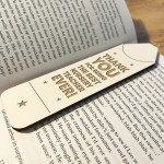 Nursery Teacher Gifts Wood Bookmark Thank You Gift For Him Her