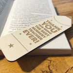 Nursery Teacher Gifts Wood Bookmark Thank You Gift For Him Her