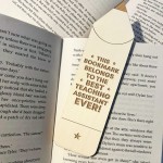 Teaching Assistant Gift Wood Bookmark Thank You Gift For Him Her