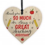 Teacher Gifts For Women Men Wood Heart Teacher Appreciation Gift