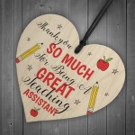 Teacher Gifts For Women Men Wood Heart Teacher Appreciation Gift