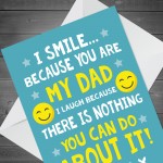 Funny Fathers Day Card Funny Dad Birthday Card Personalised