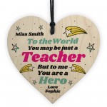 Thank You Gift For Teacher Friendship Gift Personalised Heart