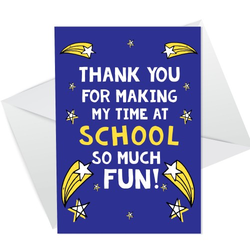 Teacher Leaving Card Teaching Assistant Nursery Teacher Card