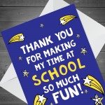 Teacher Leaving Card Teaching Assistant Nursery Teacher Card