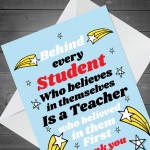 Thank You Teacher Card Teaching Assistant Card Nursery Teacher