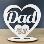 Red Ocean Dad Gifts From Bump Freestanding Heart Dad Gift