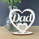 Red Ocean Dad Gifts From Bump Freestanding Heart Dad Gift