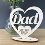 Red Ocean Dad Gifts From Bump Freestanding Heart Dad Gift