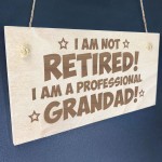 Funny Grandad Gift Not Retired Fathers Day Birthday Gifts