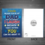 Quirky Funny Fathers Day Card Dad Birthday Card From Daughter