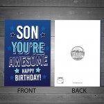 Son Birthday Card From Mum And Dad Novelty Funny Birthday