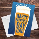 Happy Fathers Day Card For Dad Novelty Funny Dad Card