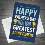 Funny Fathers Day Card From Daughter Son Novelty Joke Card