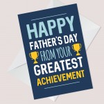 Funny Fathers Day Card From Daughter Son Novelty Joke Card