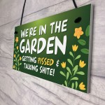 Garden Plaque Garden Bar Sign Shed Summerhouse Friendship Gift