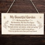 My Beautiful Garden Engraved Garden Signs And Plaques