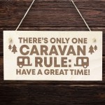 Caravan Sign Novelty Hanging Plaque Caravan Accessories Outdoor