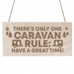 Caravan Sign Novelty Hanging Plaque Caravan Accessories Outdoor