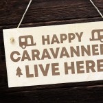 Caravan Sign Engraved Novelty Campervan Sign Caravan Lover Gift 