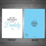 Red Ocean 1st Birthday Card For Daddy Greetings Card Daddy Card