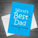 Funny Fathers Day Cards Birthday Greetings Card Card For Dad