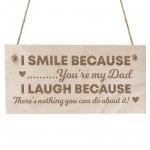 Funny Dad Gift Fathers Day Gift Wood Hanging Sign Dad Birthday