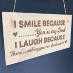 Funny Dad Gift Fathers Day Gift Wood Hanging Sign Dad Birthday