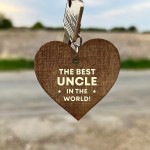 Uncle Gifts Engraved Keyring Gift Birthday Gift For Uncle Him